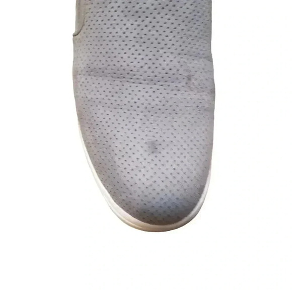 Steve Madden Women's Gray Suede Genette Platform Slip On Shoes Size 8.5 - Picture 4 of 9